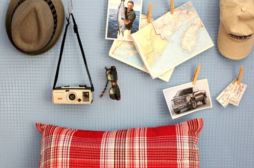 Chicken Wire Headboard