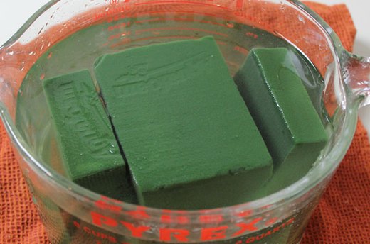 Prepare the Floral Foam
