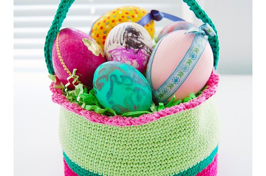 How to Crochet an Easter Basket