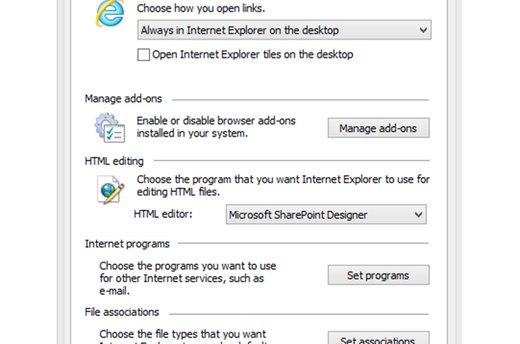 Browse from the Desktop