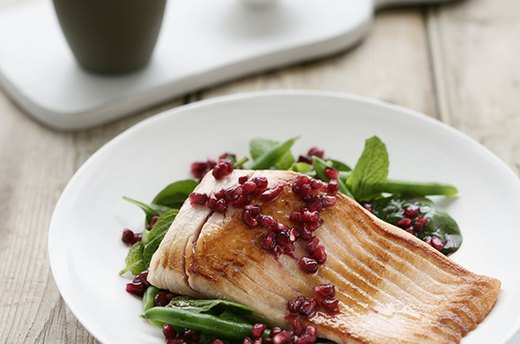 Pomegranates for Pescatarians
