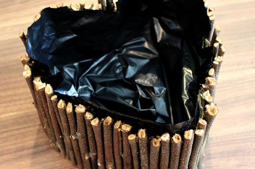 Line the Box with Plastic