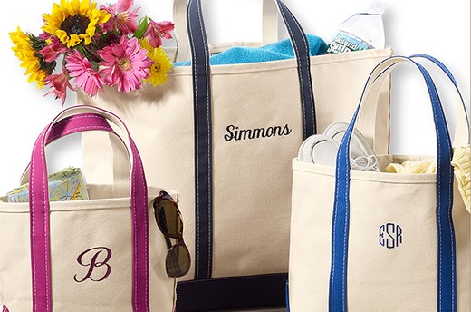 LL Bean Boat and Tote Bag