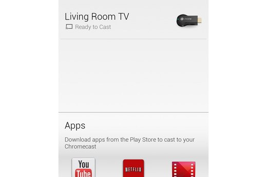 The Chromecast App on iOS and Android