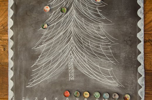 Chalkboard Advent Calendar