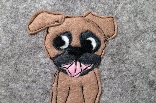 Stitch the Design to the Foundation