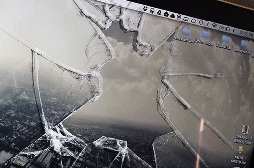 A Cracked Screen Doesn't Make Anyone Happy