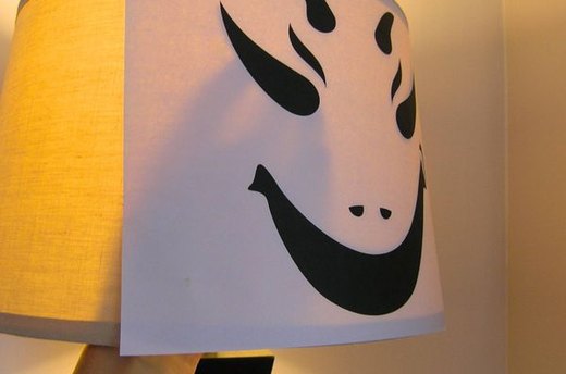 Place Face Inside Lampshade