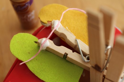 Glue the Embroidery Floss