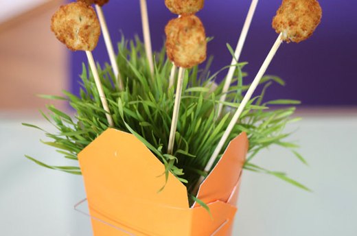 Idea #3: Wheatgrass Appetizer Display