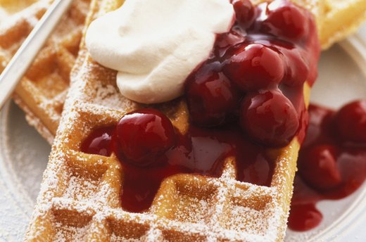 Waffles With a Fruity Twist