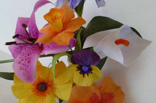 Patterns for Crepe Paper Flowers