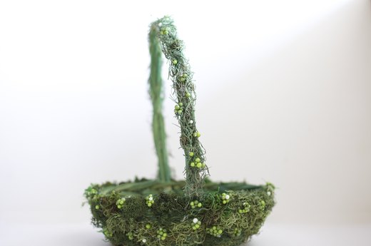 Natural Foliage Easter Basket