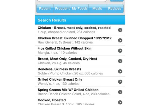 MyFitnessPal (iOS, Android, Windows Phone, BlackBerry; free)