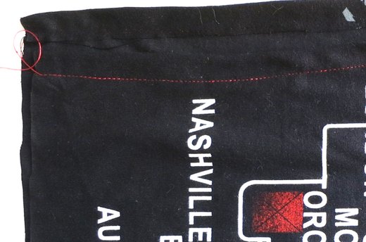 Sewing the Bag