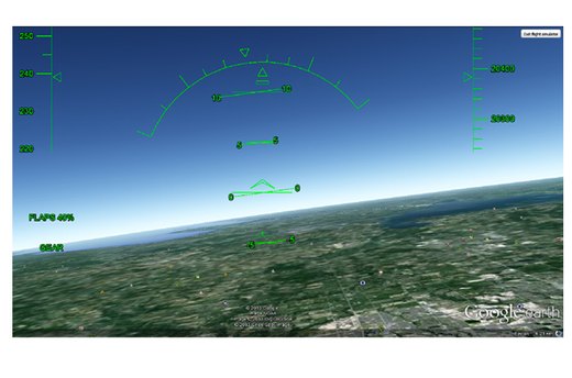 Google Earth Flight Simulator