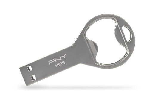 PNY 16GB Bottle Opener Attaché USB 2.0 Flash Drive