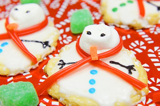 Melting Snowman Cookies