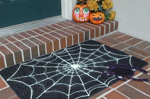 Halloween Spiderweb Doormat