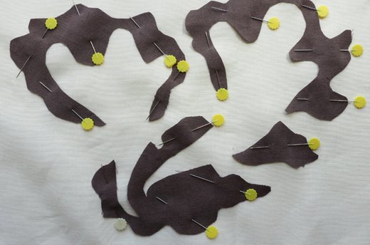 Pin Template to Tea Towel