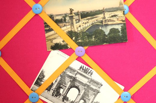 Cork Board Idea #3: French Memo Board