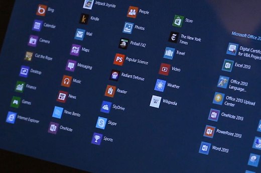 Find an App That Isn't on the Start Screen in Windows 8