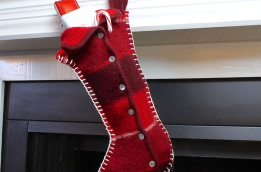 How to Make a Felted Wool Stocking
