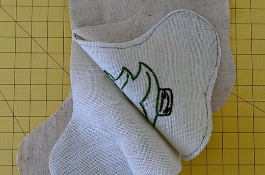 Cut and Layer Stocking Pieces