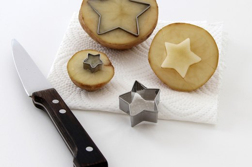 Carve the Potato Stamps