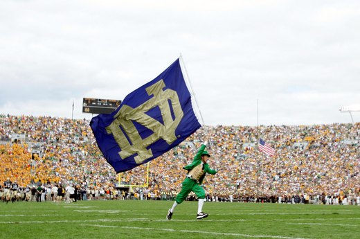 1. Notre Dame Stadium, capacity 80,795