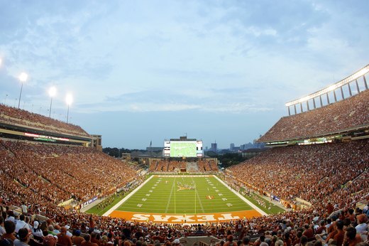 17. Texas' Darrell K Royal-Texas Memorial Stadium, capacity 100,119