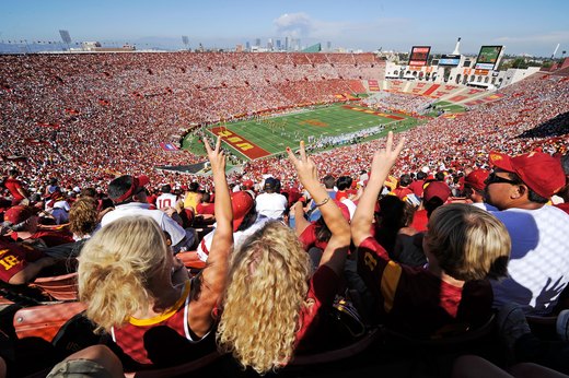 20. Los Angeles Memorial Coliseum, capacity 93,607