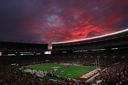 6. Alabama's Bryant-Denny Stadium, capacity 101,821