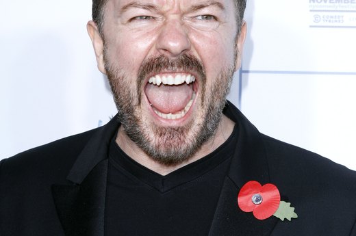 Worst: Ricky Gervais' Golden Globes