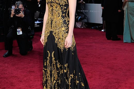 Jessica Chastain in Alexander McQueen Designed by Sarah Burton