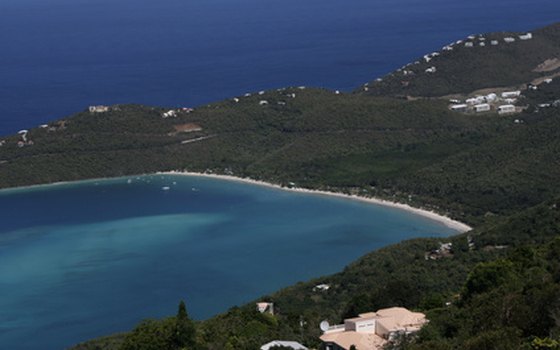The view from St. Peter Greathouse offers exceptional shots of Magen's Bay.