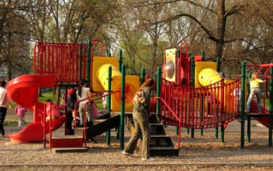 Most parks offer a children's playground.