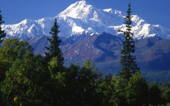 Some snowmobile tours provide access to majestic Mount McKinley.