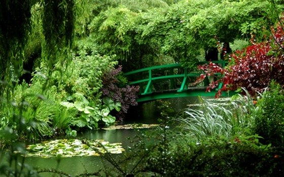 Monet's garden in Giverny.