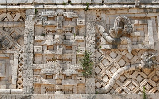 Decorative stonework at Uxmal