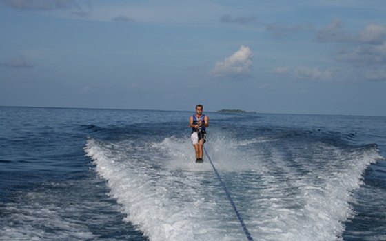 Water skiing is one of the most popular activities at Reed Bingham State Park.