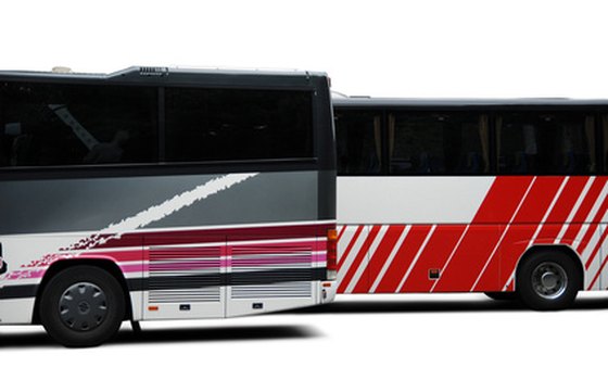 A charter bus is necessary to move from one city to another.