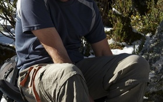 Good hiking boots are essential for the slippery trails of Hocking Hills.