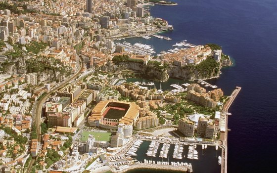 Monaco’s shipped-in sand beaches rival others on the Cote d’Azur.
