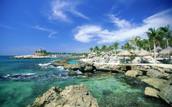Xcaret offers snorkeling in its lagoon teeming with tropical fish.