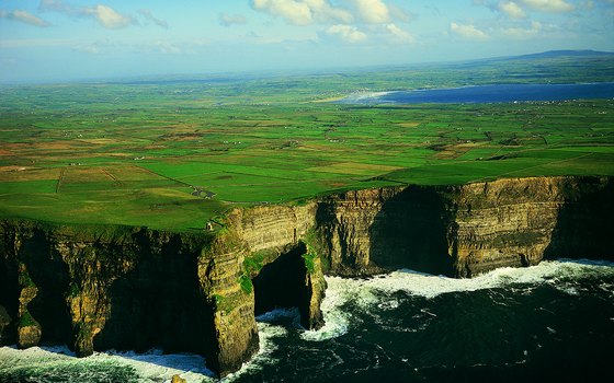 Ireland's Cliffs of Moher offer adventure travelers extravagant ocean views.