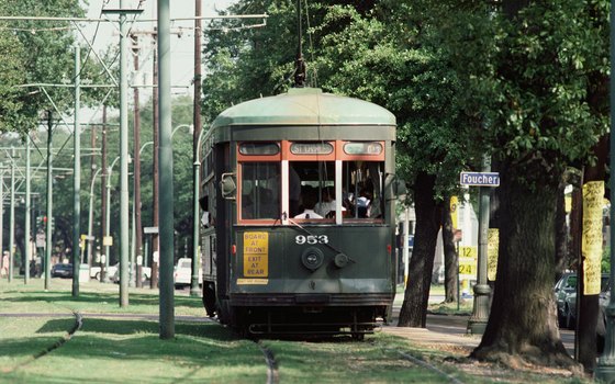The St. Charles Avenue streetcar.