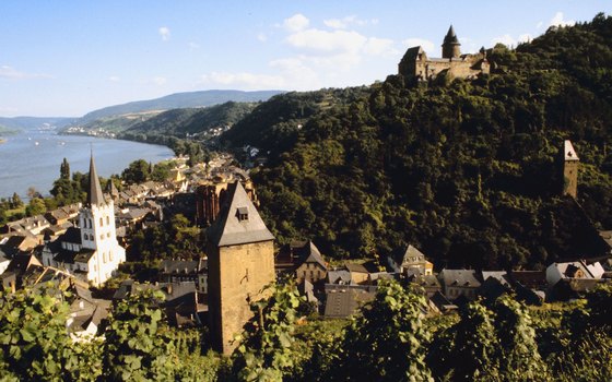 Views of castles make the Middle Rhine Valley especially picturesque.