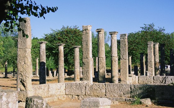 Olympia, Greece, boasts ancient ruins and history of the Olympics.