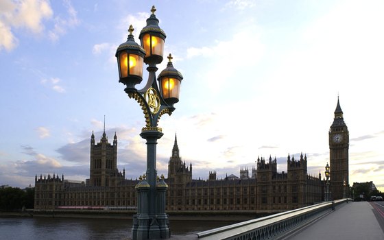 The view over Westminster Bridge